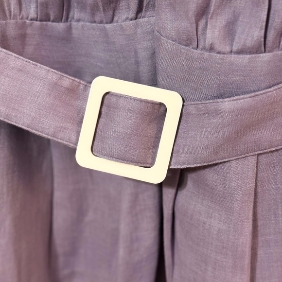 Adriana Degreas Solid Purple Playsuit - Picture 3 of 5